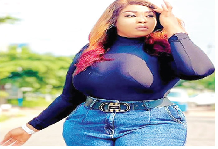 Georgina Ibeh poses for pictures